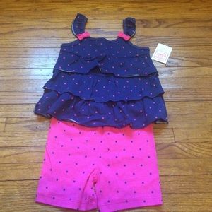 Girls Summer Matching Outfit Size 24M NWT